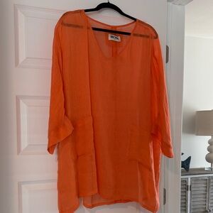Orange Women's Top